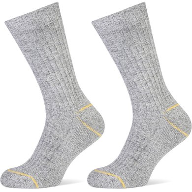 Stapp Yellow Chaussettes Norwegian 2-Pack Gris 39-42