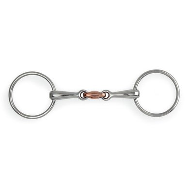 Shires Loose Ring Copper Lozenge Snaffle RVS