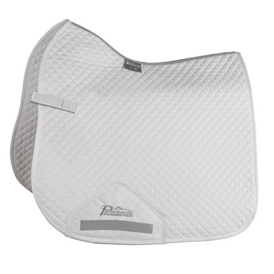 Performance Dressage Saddle Cloth  Suede White Full