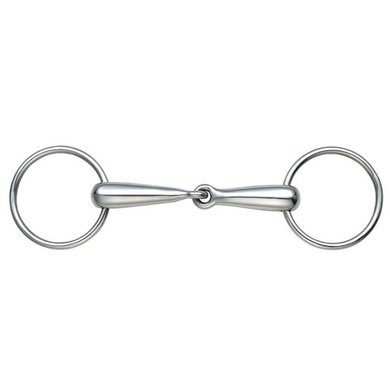 Shires Hollow Mouth Loose Ring Snaffle RVS
