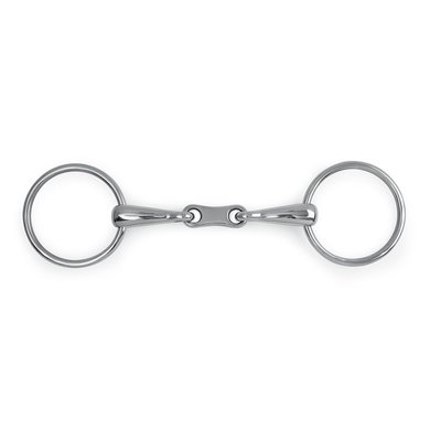 Shires French Link Loose Ring Snaffle RVS