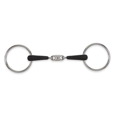 Equirubber Loose Ring Snaffle  15mm Double Jointed