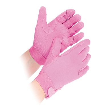 Shires Riding Gloves Newbury Adults Pink