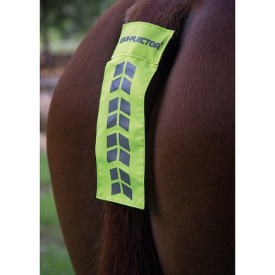 Equi-Flector Staartband Mesh Reflecterend Yellow One Size