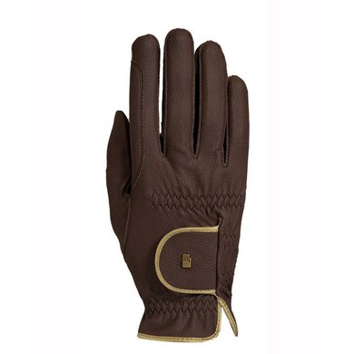 Roeckl Riding Gloves Lona Roeck-Grip Lining Mocca/Gold