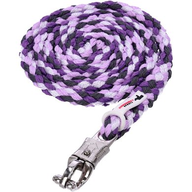 Schockemöhle Corde pour Licol avec Crochet Panique Asphalt/Prune One Size