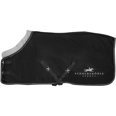 Schockemöhle Couvertures Anti-Transpiration Premium Comfy Fleece Cool Black 135/185