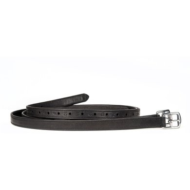 Equiline Stirrup straps Leather 1 Pair Black