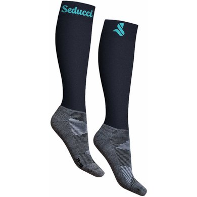 Seducci Socks Pro Wool Navy/Turquoise
