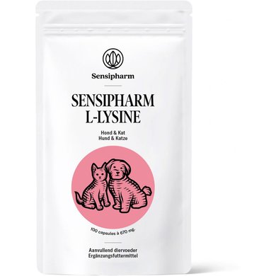 Sensipharm L-lysine  Chien & Chat 100 capsules à 670mg