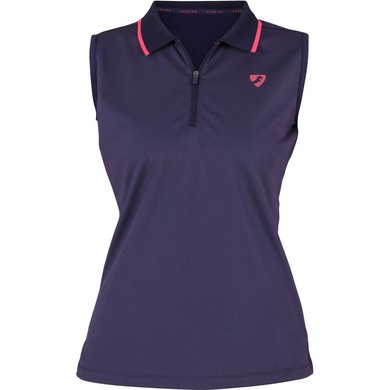 Aubrion by Shires Poloshirt Poise Tech Mouwloos Navy
