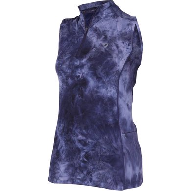 Aubrion by Shires Base Layer Revive Sleeveless Navy Tie Dye