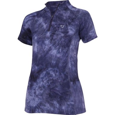 Aubrion by Shires Base Layer Revive Manches Courtes Navy Tie Dye
