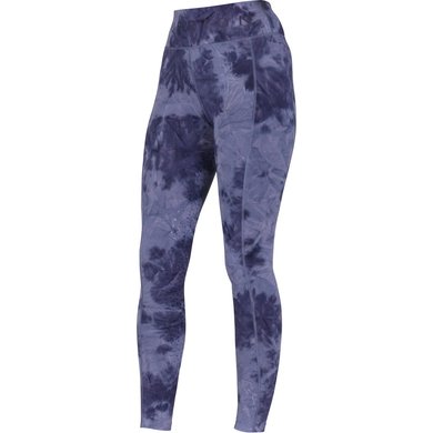 Aubrion by Shires Riding Legging Non-Stop Navy Tie Dye