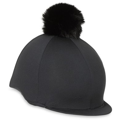 Aubrion by Shires Cap Cover Pom Pom Black One Size