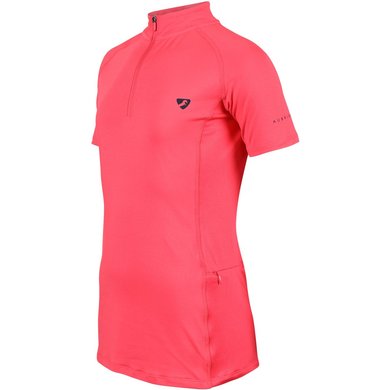 Aubrion by Shires Base Layer Revive Young Rider Manches Courtes Corail