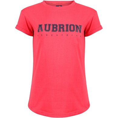 Aubrion by Shires T-Shirt Repose Young Rider Coral