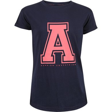 Aubrion T-Shirt Repose Young Rider Navy