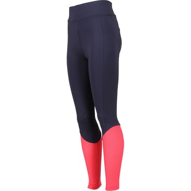 Aubrion by Shires Riding Legging Rhythm Mesh Young Rider Navy