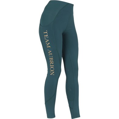 Aubrion by Shires Riding Legging Team Green