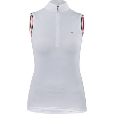 Aubrion by Shires Chemise Arcaster Young Rider Sans Manche Blanc