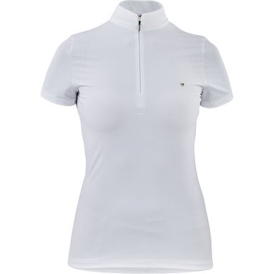 Aubrion by Shires T-shirt de Concours Walston Young Rider Blanc