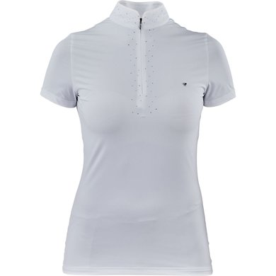 Aubrion by Shires T-shirt de Concours Ambel Young Rider Blanc