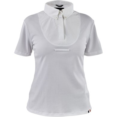 Aubrion by Shires Chemise Tie Young Rider Short Sleeves Blanc