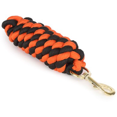 Shires Lead Rope Orange/Black One Size