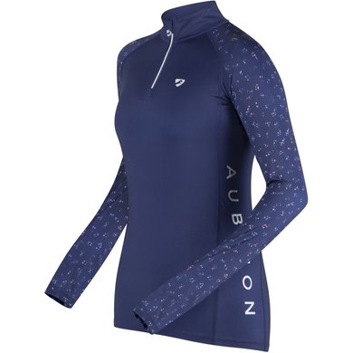 Aubrion Chemise Hyde Park XC Navy Ditsy