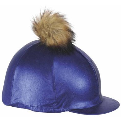 Shires Cap Cover Metallic Blue One Size