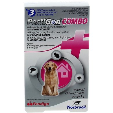 Pestigon Combo L 20-40kg Hond 3 Pipetten
