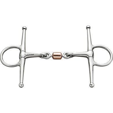 Sprenger Full Cheek Snaffle Coated Copper Roll 14mm Double Jointed