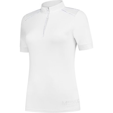 Mrs. Ros Competition Shirt Mesh Short Sleeves White