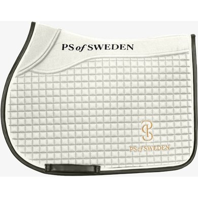 PS of Sweden Saddlepad Elite Edge Jumping Off-white Full