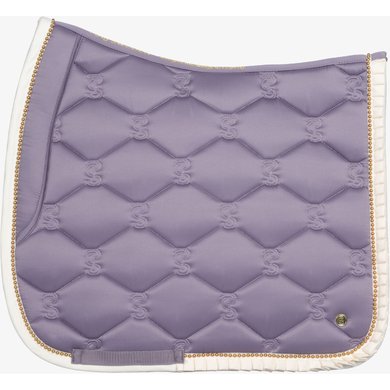 PS of Sweden Saddlepad Ruffle Pearl Dressage Lavender Grey