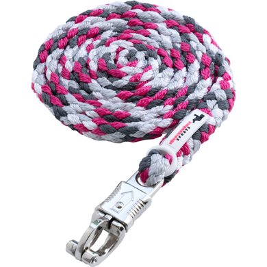 Schockemöhle Lead Rope with a Panic Snap Slate Grey/Hot Pink/Platin One Size