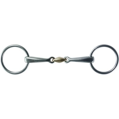 Stübben Sweet Copper Loose Ring Snaffle Double RVS RVS