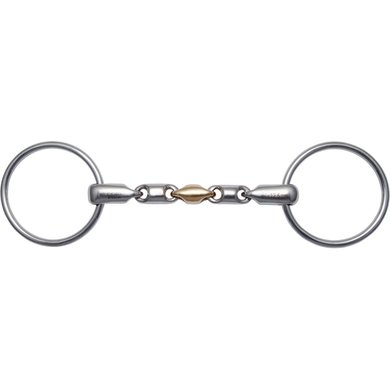 Stübben Loose Ring Snaffle Max Relax Waterford RVS