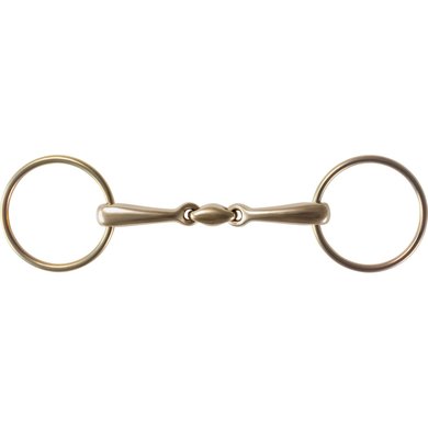 Stübben Loose Ring Snaffle Gold Coloured Sweet Iron