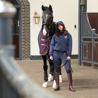 Aubrion by Shires Jacket Team Navy M
