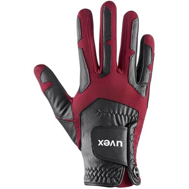 Uvex Riding Gloves Ventarxion Plus Black/Autumn Straw