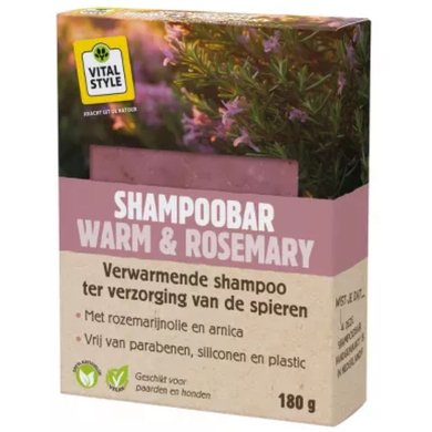 VITALstyle Shampoo Bar Warm & Rosemary 180g