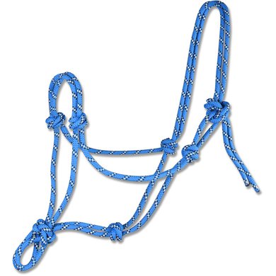 Waldhausen Rope Halter Azure Blue/Brown