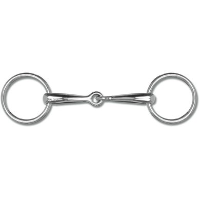 Waldhausen Loose Ring Snaffle Pony 14mm Solid Stainless Steel