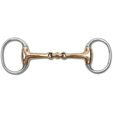 Waldhausen Eggbut Snaffle Double Jointed Copper
