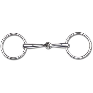 Waldhausen Loose Ring Snaffle Single Jointed Pony 14mm