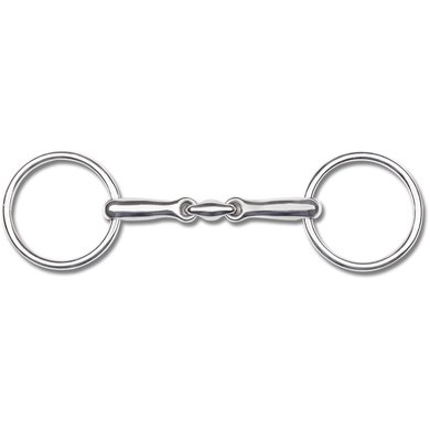Waldhausen Loose Ring Snaffle Double Jointed Pony 14mm