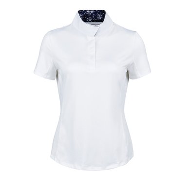 Dublin Competition Shirt Ria Short Sleeves White/Navy XS