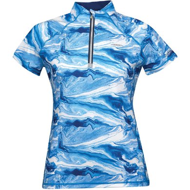 Weatherbeeta T-Shirt Ruby Swirl Marble Blauw
